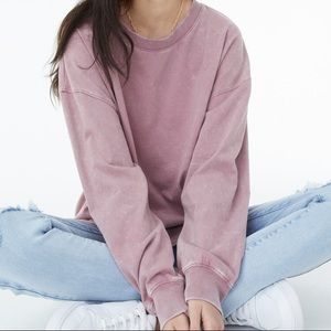 [NEW] Aéropostale Denim Wash Boyfriend Crew